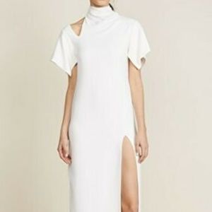 Monse White Bow Collar Dress size 0